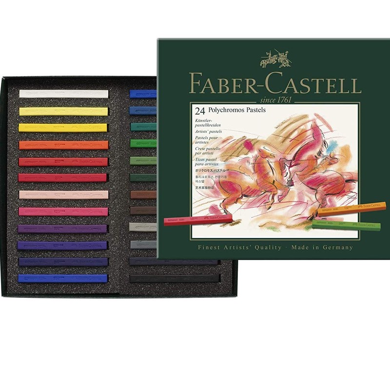 Box Of 24 Polychromos Artists Pastels