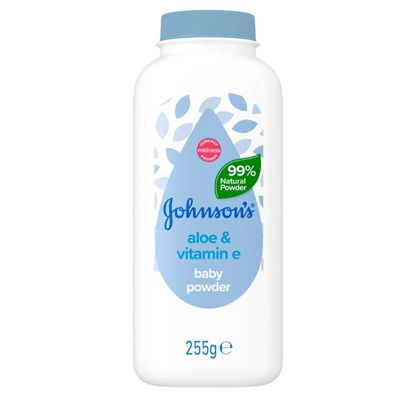 Johnson & Johnson baby protective cornstarch powder with Aloe extract, 9 oz