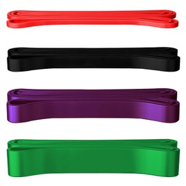 DASKING Natural Latex Resistance Bands Heavy Duty Workout Exercise Stretch Fitness Bands for Body Stretching, Pull Up Assist Band, Resistance Training (Style 1)
