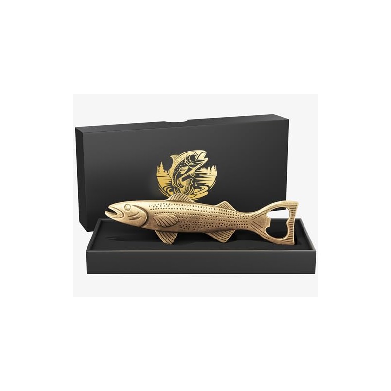 Fishing Gifts for Men Dad, Fish Bottle Opener for Fathers