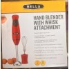 BELLA Immersion Hand Blender, Portable Mixer with Whisk Attachment -