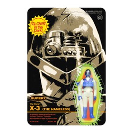 Super7 The Worst X-3 (Monster Glow) - 3.75" The Worst Action Figure with Accessory Collectibles and Retro Toys