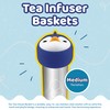 Penguin Cold Brew - Floating Tea Infuser Baskets - Stainless