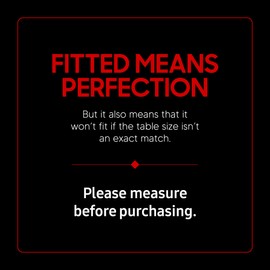 Sorfey Picnic Table Cover with Bench Covers -Fitted with Elastic, Vinyl with Flannel Back, Fits for Table 28"x 72" Rectangle,Water Proof, Checked Red Design