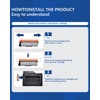 LOMENTICS E310 CVXGF Toner Cartridge Compatible Replacement for Dell E310dw