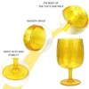 Yalin Set of 6 Unbreakable 12 oz Acrylic Plastic Wine