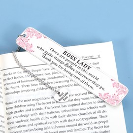 Friendsgiving Thank You Gifts for Boss Lady, Inspirational Bookmarks, Boss Birthday Christmas Gifts for Women Supervisor National Boss Day Gifts, Boss Lady Gifts for Women, Bosses Day Gifts for Her