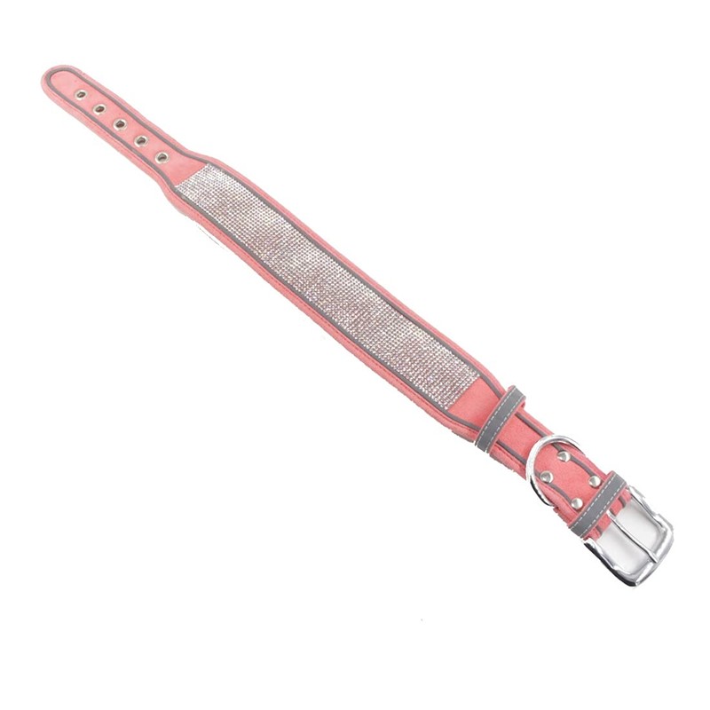Yiwong Rhinestone Dog Collars for Medium and Large Dogs, Adjustable