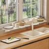 Window Sill Extender Plate, 15.8inch Carbon Steel Storage Shelf, Window