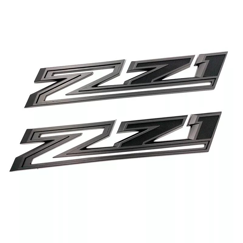 OEM 2PCS Matte Black 2019-2023 Silverado Z71 Emblem Badge 84632695