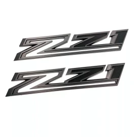 OEM 2PCS Matte Black 2019-2023 Silverado Z71 Emblem Badge 84632695 OEM Nameplate