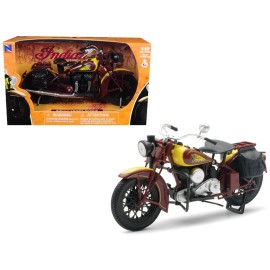 DCD 1934 Indian Sport Scout Bike 1/12 Diecast Motorcycle Model by New Ray