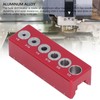 Round Wood Dowel Jig, Aluminum Alloy Drill Guide Block for