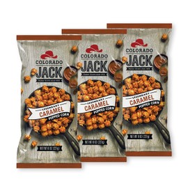 Colorado Jack Gourmet Caramel Popcorn: Real Butter & Vanilla, Farmer Grown, Delicious Snack Tasty Gift - No Corn Syrup & Gluten Free - Pack Size