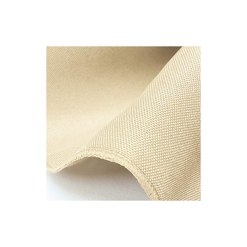 TableLinensforLess 6ft Round Polyester Tablecloth Sand