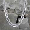 RUGGED STEEL Stainless Steel Necklace 11 mm Wide Solid Anchor