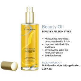 Embryolisse Beauty Facial Oil for Hair, Face & Body, 3.38 Fl Oz