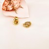 MAQVQLU Chunky Gold Earrings for Women Gold Knot Dangle Earrings