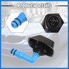 VekAuto Front Left Right Headlight Washer Nozzle Sprayer Jet Fit