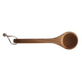 HSE Curved Cedar Sauna Ladle (100ml, Red Cedar)