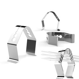 zalati Grill Thermometer Probe Holders 4pcs Thermometer Probe Stand with 3-Size Holes for Meat Barbecue Ambient Temperature Reading