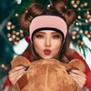 HOMSFOU Soundproof Sleep Ear Muffs, Ear Warmer Headband, Earmuffs for