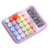 Colorful Electronic Calculator, Spill Resistant Classroom Calculator for Home (Lilac