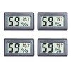 4-Pack Mini Digital Temperature Humidity Meters Gauge Indoor Thermometer Hygrometer