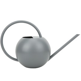 1L High Capacity Watering Can Stainless Steel Watering Pot for Outdoor Garden Plants Houseplant