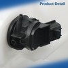 Windshield Washer Fluid Reservoir White with Pump and Sensor Hole