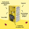 Clipper Tea Organic Lemon and Ginger Infusion Herbal Tea, Pure