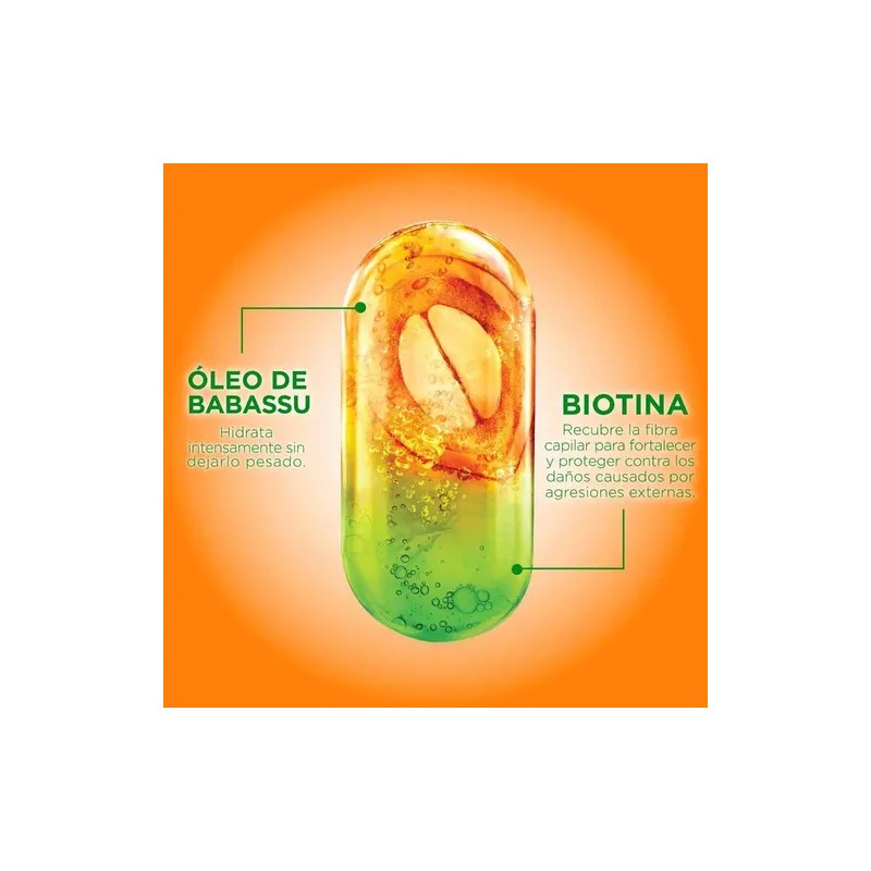 Garnier Fructis Borrador De Daño Shampoo Reparador 650ml