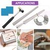 AMGSH Ring Mandrel Sizer Tool with Metal Mandrel Finger Sizing