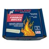 Rutland Soap Split Fire Bricks, Soap-Sized Firebricks for Fireplace Decoration,
