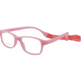 Geborilma Unbreakable Eyeglasses for Kids Flexible Glasses - Kids Prescription Sports Glasses 4-7 years - Kids Flex Glasses Pink