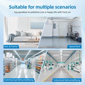 Sikidink Sentinel HD55 HDi65 Filters MERV-8 Compatible with Alorair Basement Dehumidifiers HD55S/HDi65S (4 Pack)