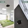 Vent Systems 6'' Inch - Black - Plastic - Dismantable