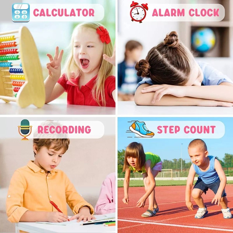 GL Reloj Inteligente Para Niños Con Música Y Cámara Y