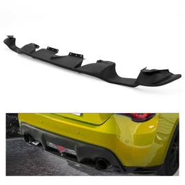 HECASA Rear Bumper Diffuser Compatible with 2012-2020 Subaru BRZ/Scion FRS/Toyota 86 Replacement for E5610CA000 Bumper Lip Spoiler Black