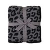 Barefoot Dreams CozyChic® Barefoot in The Wild® Throw- Charcoal/Black