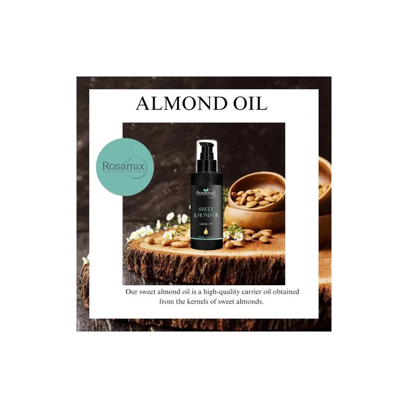 Aceite De Almendra Dulce Prensado En Frío 100% Puro Y