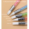 FULINJOY 5PCS Dual Tipped Nail Art Sculpture Pen with 5PCS
