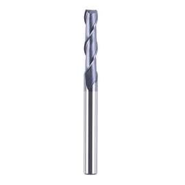 SpeTool - Fresa de extremo de carburo extralarga (3 pulgadas) con revestimiento TiAlN HRC55 en espiral, punta CNC de corte ascendente