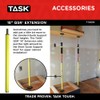 Task Tools T74519 QSR Extension for Quick Support Rods, 18"