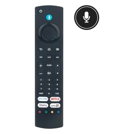 ROLLGAN CT-8566 Replacement Voice Remote Control Applicable for Toshiba 43UF3D63DAX TV and Work for TCL 55CF630 50CF630 QLED TV, with Voice Function and User Manual
