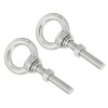 sourcing map M5 3/16"x1.18" Stainless Steel Eye Bolts Threaded Screw