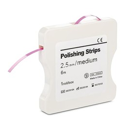 Practicon Dental Polishing Strips, Narrow 2.5mm, Medium Grit