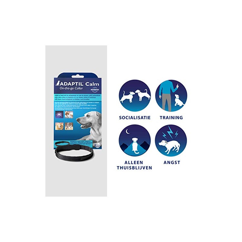 Adaptil - Adjustable Collar, Calming and Comfort, M-L Dog