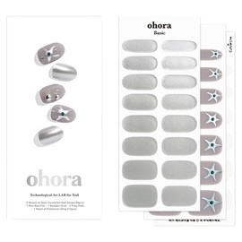 Oh Hora Nail Strips, 1 Piece, N Chrome Muse / 오호라 네일 스트립, 1개, N Chrome Muse