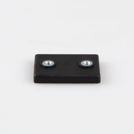 Magna-C® Rubberised Magnet with Internal Thread 43 x 31 x 6.9 mm Ideal for Painted Surfaces